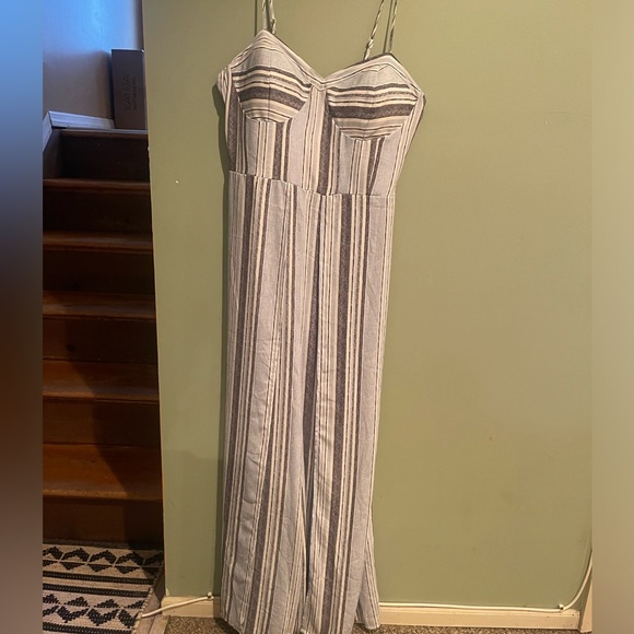 Striped Maxi Dress - Picture 1 of 7